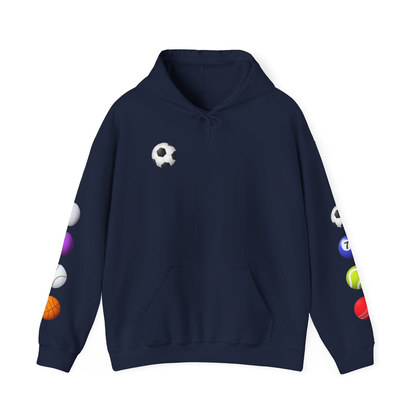 Sports-Themed Hoodie, Perfect for Athletes, Gifts for Sports Lovers, Cozy Sweatshirt for Game Days, Casual Wear