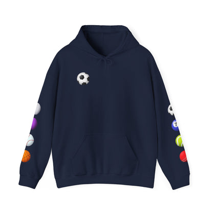 Sports-Themed Hoodie, Perfect for Athletes, Gifts for Sports Lovers, Cozy Sweatshirt for Game Days, Casual Wear