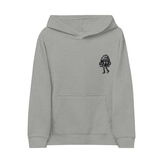 Cozy Kids Fleece Hoodie with Fun Embroidery - Perfect for Playdates, Birthdays, Back to School, Casual Wear, Children's Apparel