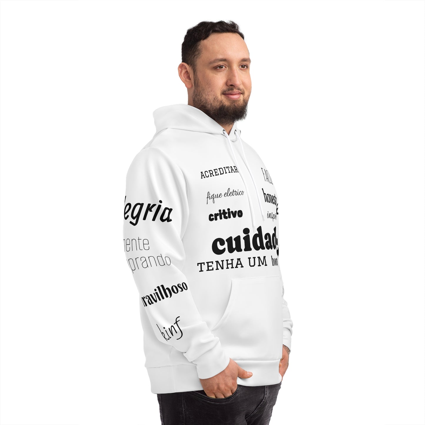 Stylish Inspirational Hoodie,  Cozy Sweatshirt, Everyday Wear, Gift for Friends, Motivational Apparel