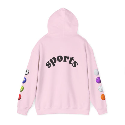 Sports-Themed Hoodie, Perfect for Athletes, Gifts for Sports Lovers, Cozy Sweatshirt for Game Days, Casual Wear