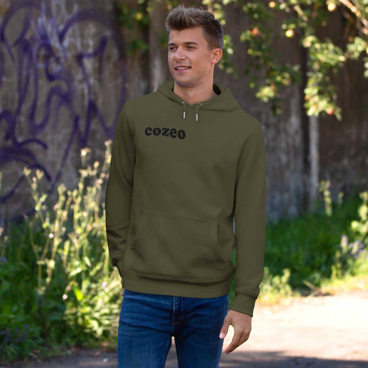 Stylish Cozeo King Hooded Sweatshirt, Casual Wear, Gift for Him, Streetwear Fashion, Cozy Sweatshirt