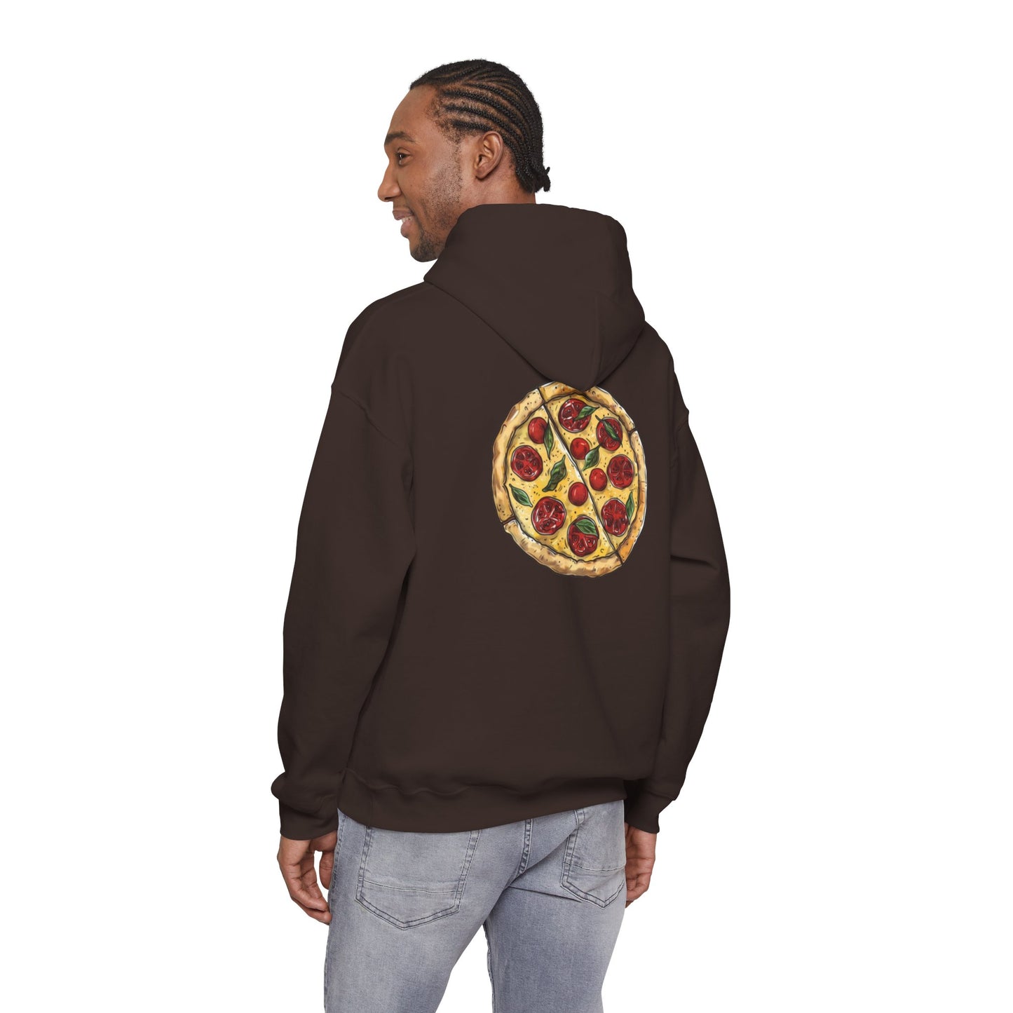 pizza design Heavy Blend™ Hooded Sweatshirt