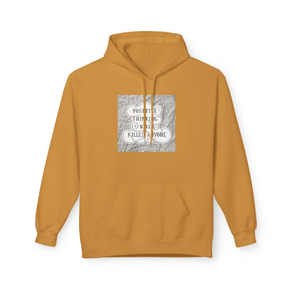 Positive Vibes  Fleece Hoodie | Cozy, Casual Apparel for Friends, Gift for Occasions, Perfect for Everyday Wear