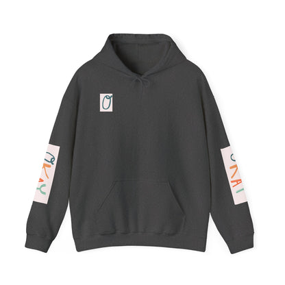 Cozy Graphic Hoodie with Positive Vibes,  Sweatshirt for All Occasions, Casual Wear, Gift for Friends, Relaxation