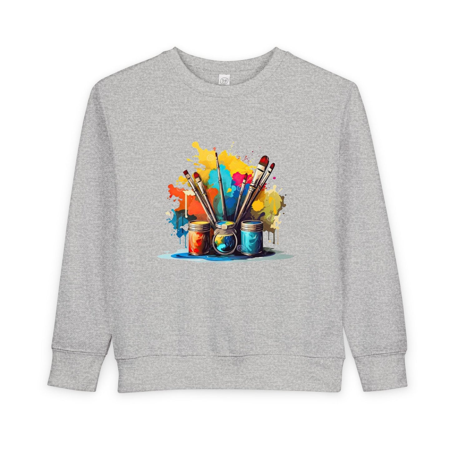 Creative Little Artist Toddler Sweatshirt, Kids Art Sweatshirt, Colorful Kids Sweater, Toddler Gift, Birthday Present, Painting Lover