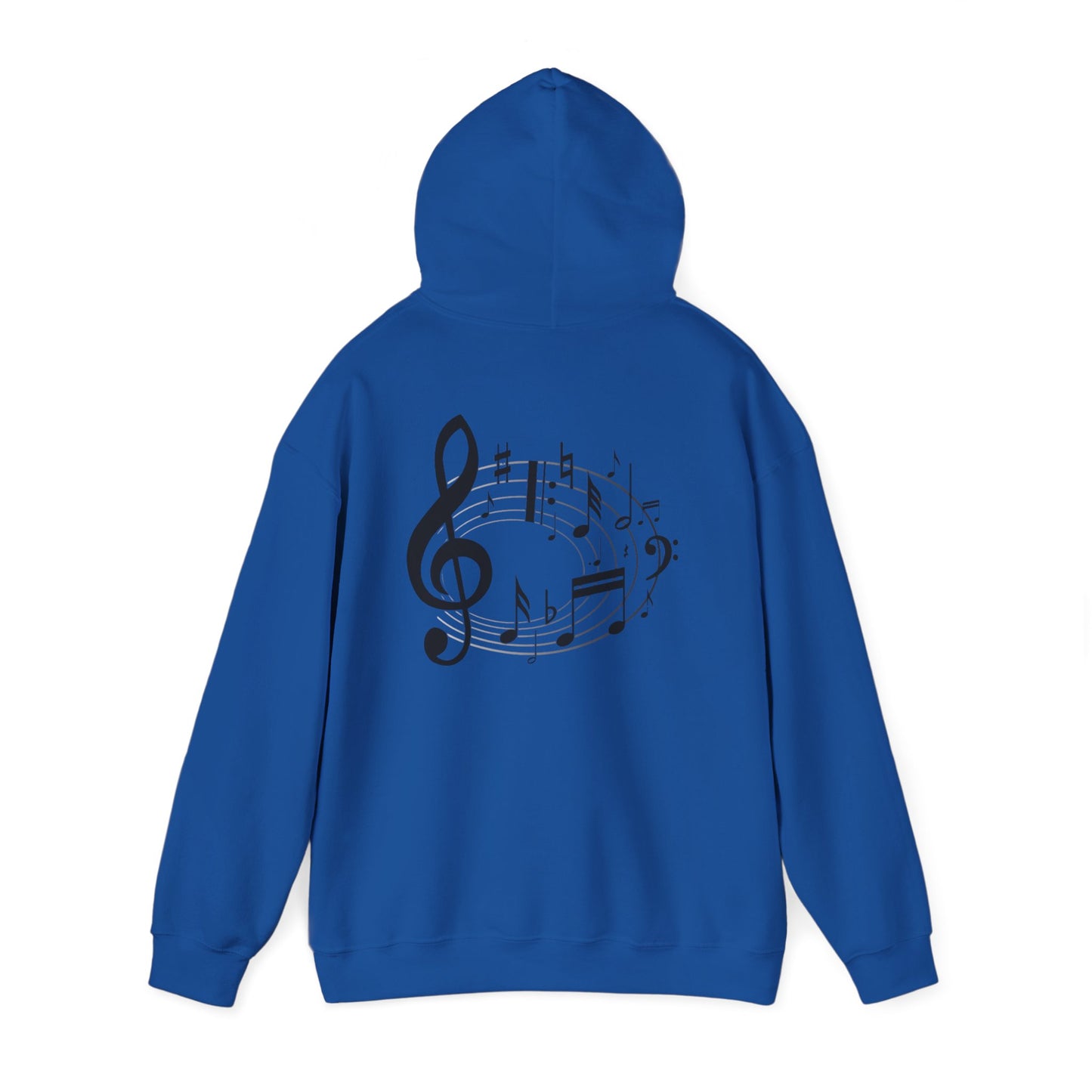 Music Lovers  Hooded Sweatshirt – 'Without Music, Life Would Be a Mistake'