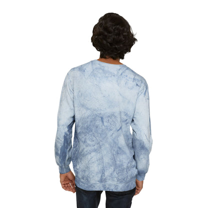 Color Blast  Crewneck Sweatshirt, Tie-Dye Pullover, Casual Hoodie, Trendy Gift for Her, Spring Fashion, Cozy Sweater