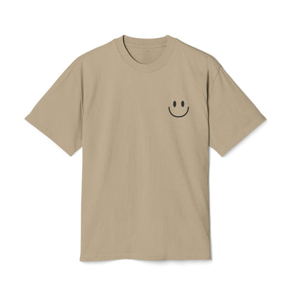 Smiley Face  Faded Tee, Cozy Casual Tee, Fun Graphic Shirt, Gift for Him/Her, Everyday Wear, Summer Vibes