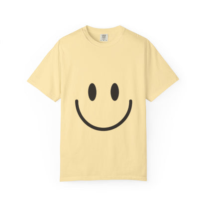 Smiley Face  T-Shirt, Fun Graphic Tee, Casual Wear, Gift for Friends, Positive Vibes Shirt, Happy Birthday Gift, Summer Essentials