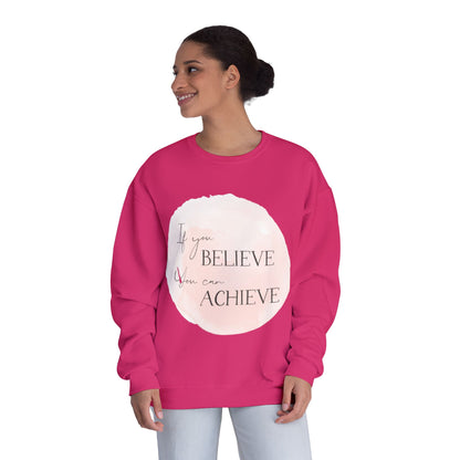 Inspirational Crewneck Sweatshirt, Motivational Wear, Gift for Her, Cozy Fashion, Positive Quote Apparel, Everyday Comfort