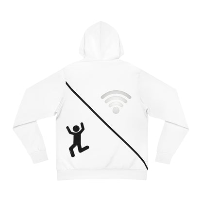 Half Human Half Wi-Fi Hoodie, Trendy Sweatshirt for Tech Lovers, Unique Gift for Geeks, Perfect for Everyday Wear, Internet Culture Apparel