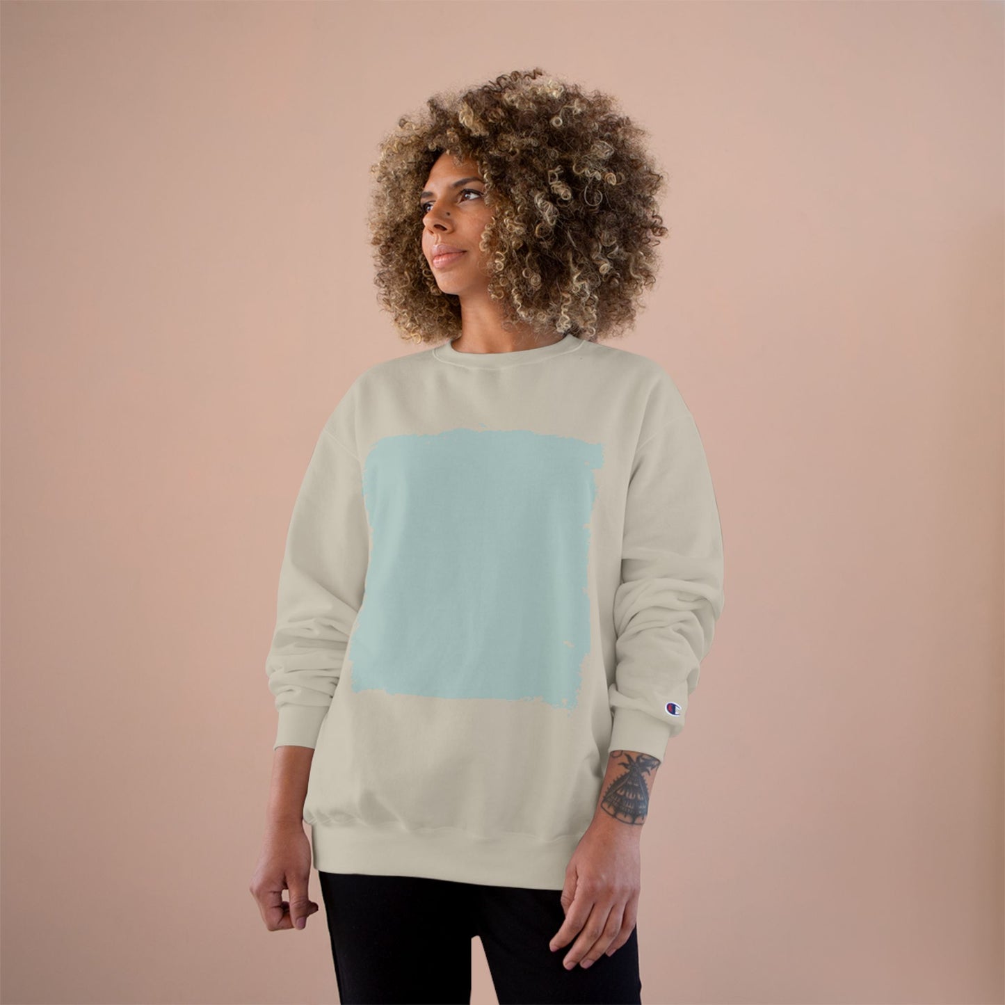 Casual Champion Sweatshirt - Minimalist Aesthetic, Trendy Apparel, Cozy Fashion, Gift for Her, Everyday Wear