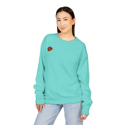 Cozy Donut Graphic Sweatshirt - Perfect for Food Lovers, Casual Outings, Birthdays, Winter Fashion, Gift Idea