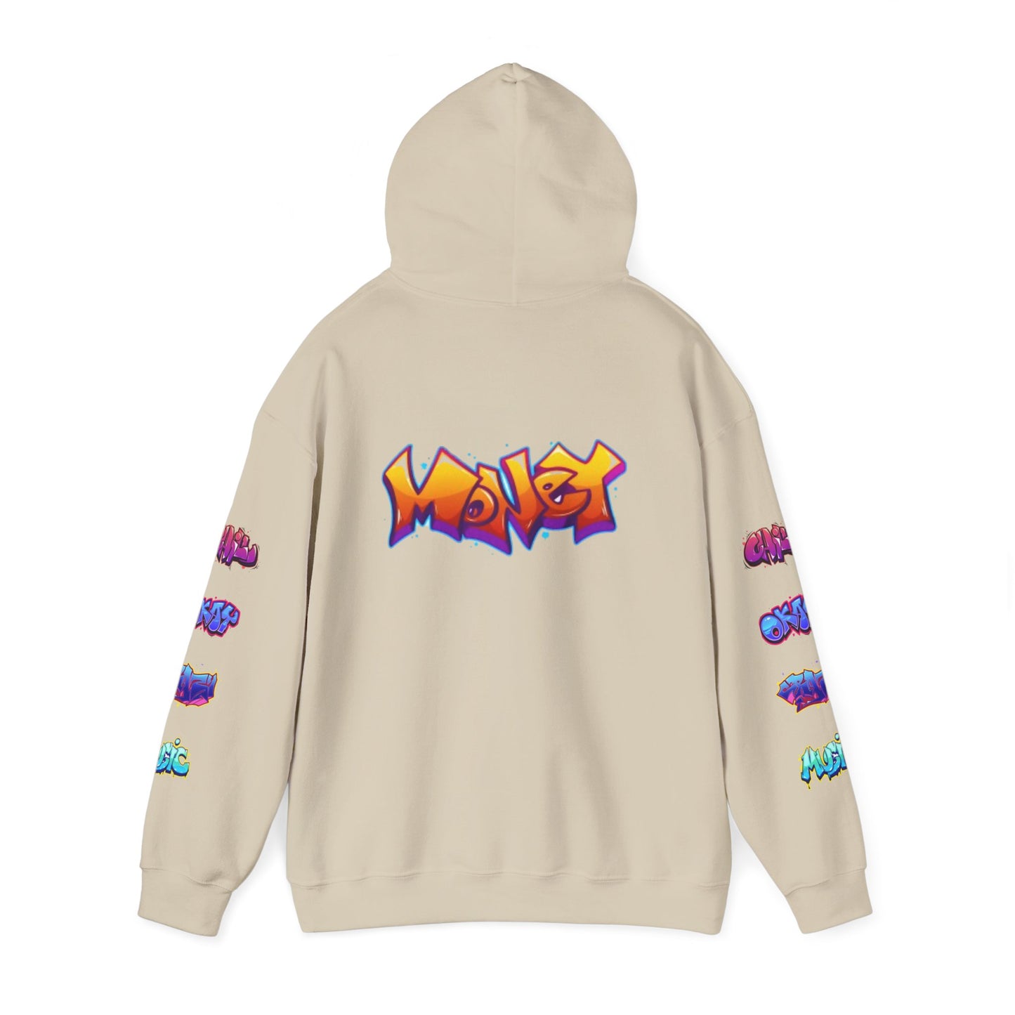 Graffiti Art  Hoodie - Cozy Streetwear, Unique Gift for Art Lovers, Perfect for Festivals, Casual Wear, Cool Graphic Sweatshirt