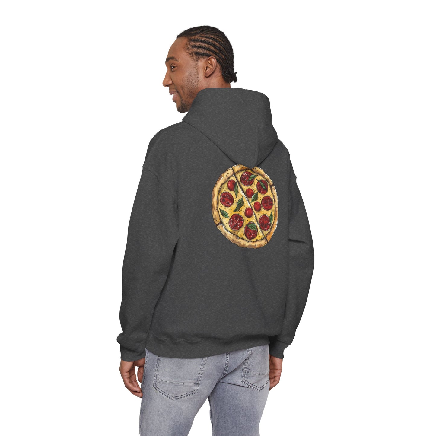 pizza design Heavy Blend™ Hooded Sweatshirt