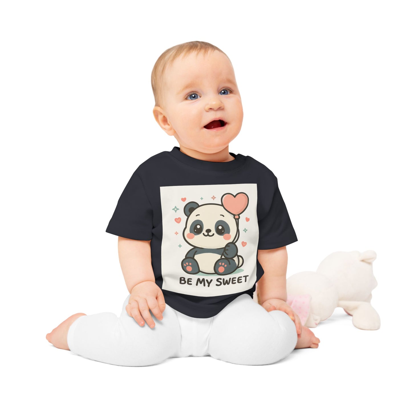 Cute Panda Baby T-Shirt, Adorable Infant Tee, Be My Sweet Gift, Baby Shower Outfit, Birthday Apparel, Newborn Clothing
