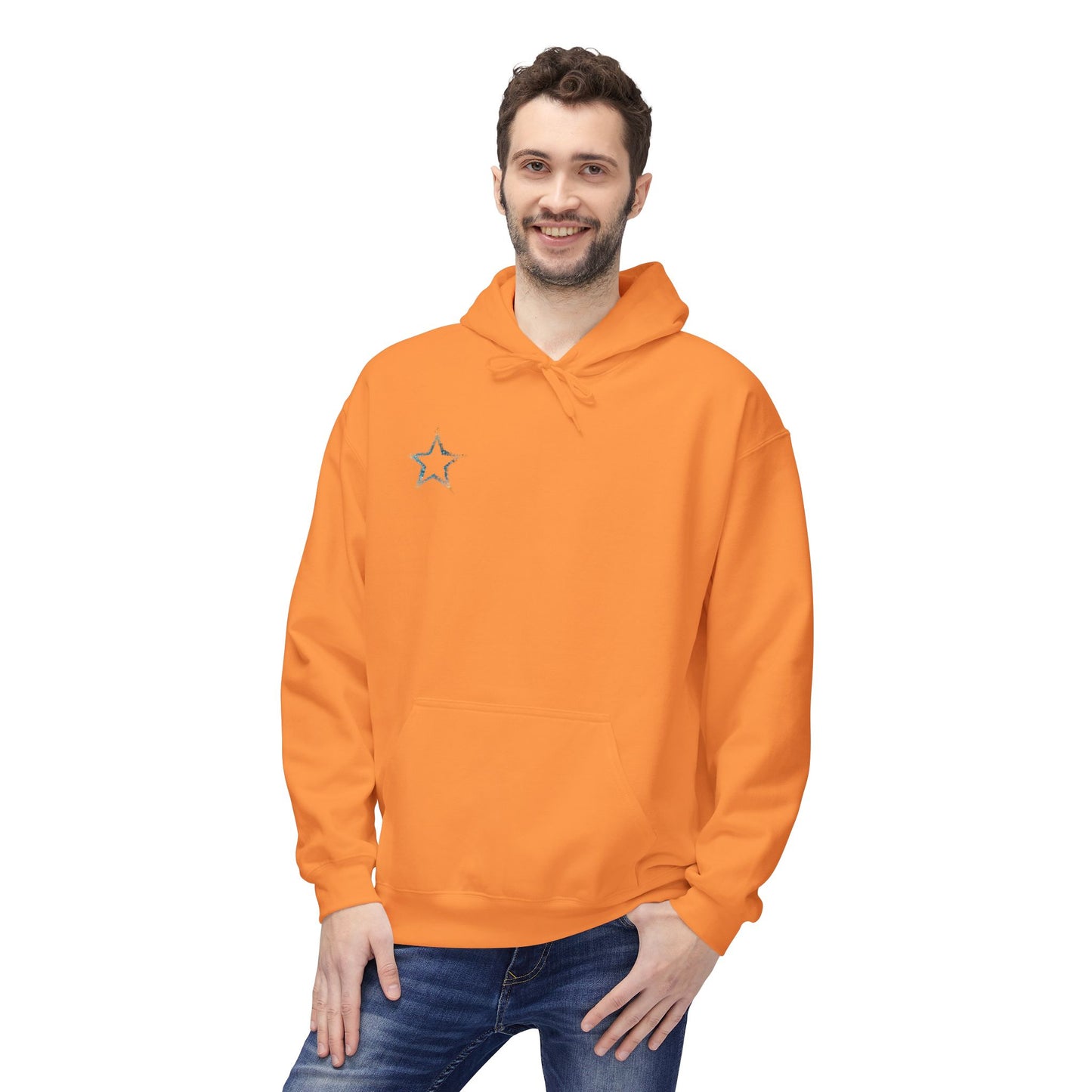 Starry Softstyle Fleece Hoodie for Cozy Vibes, Pullover, Casual Comfort, Perfect Gift for All Occasions, Streetwear Fashion