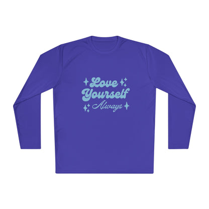 Love Yourself Long Sleeve Tee |  Comfort Wear, Self-Care Gift, Inspirational Shirt, Casual Outfit, Modern Apparel