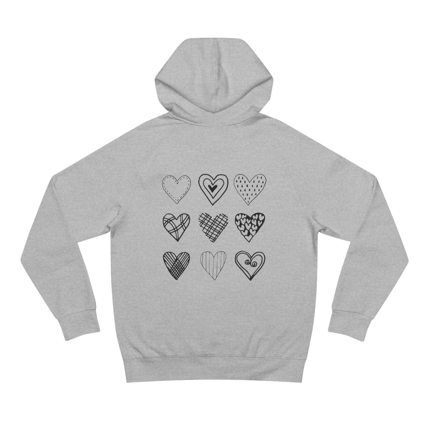 Heart Pattern  Hoodie