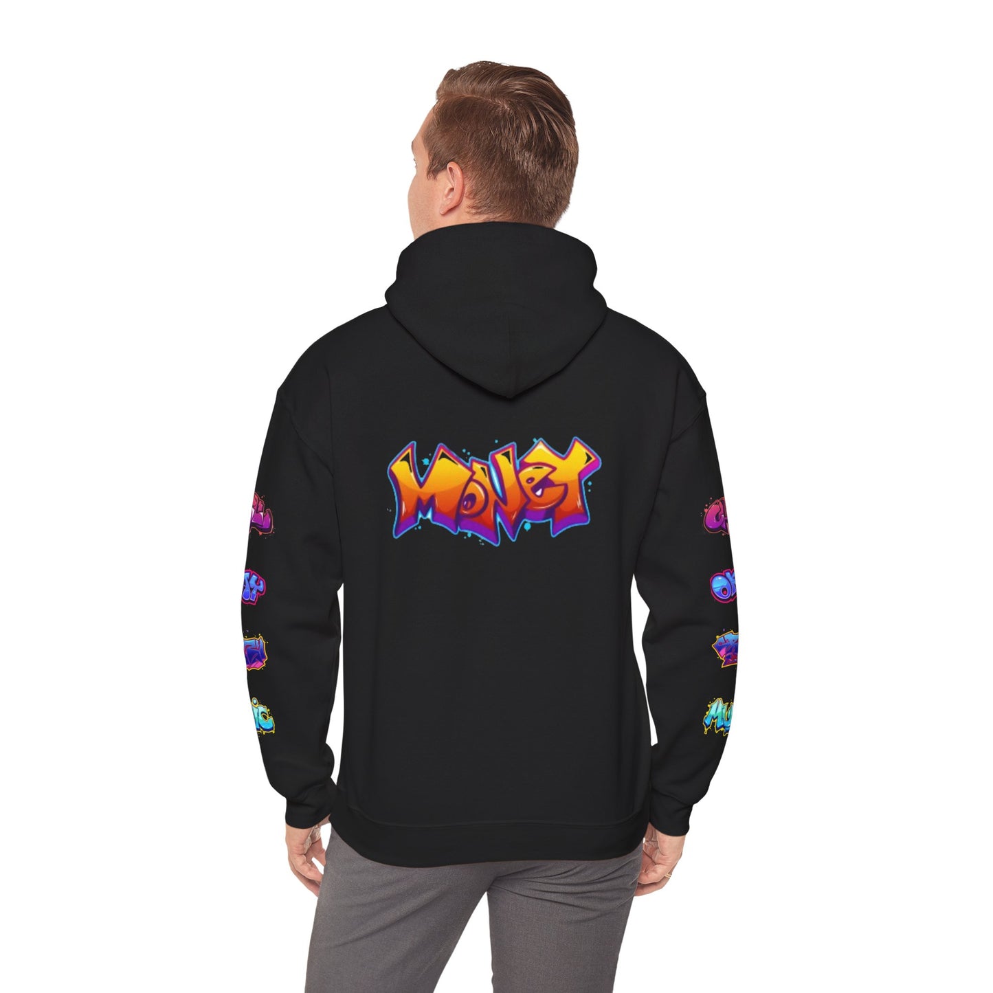 Graffiti Art  Hoodie - Cozy Streetwear, Unique Gift for Art Lovers, Perfect for Festivals, Casual Wear, Cool Graphic Sweatshirt