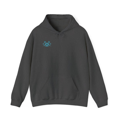 Cozy Star Emblem  Hooded Sweatshirt - Perfect Gift for Friends, Casual Wear, Outdoor Activities, Cozy Layering, Winter Essentials