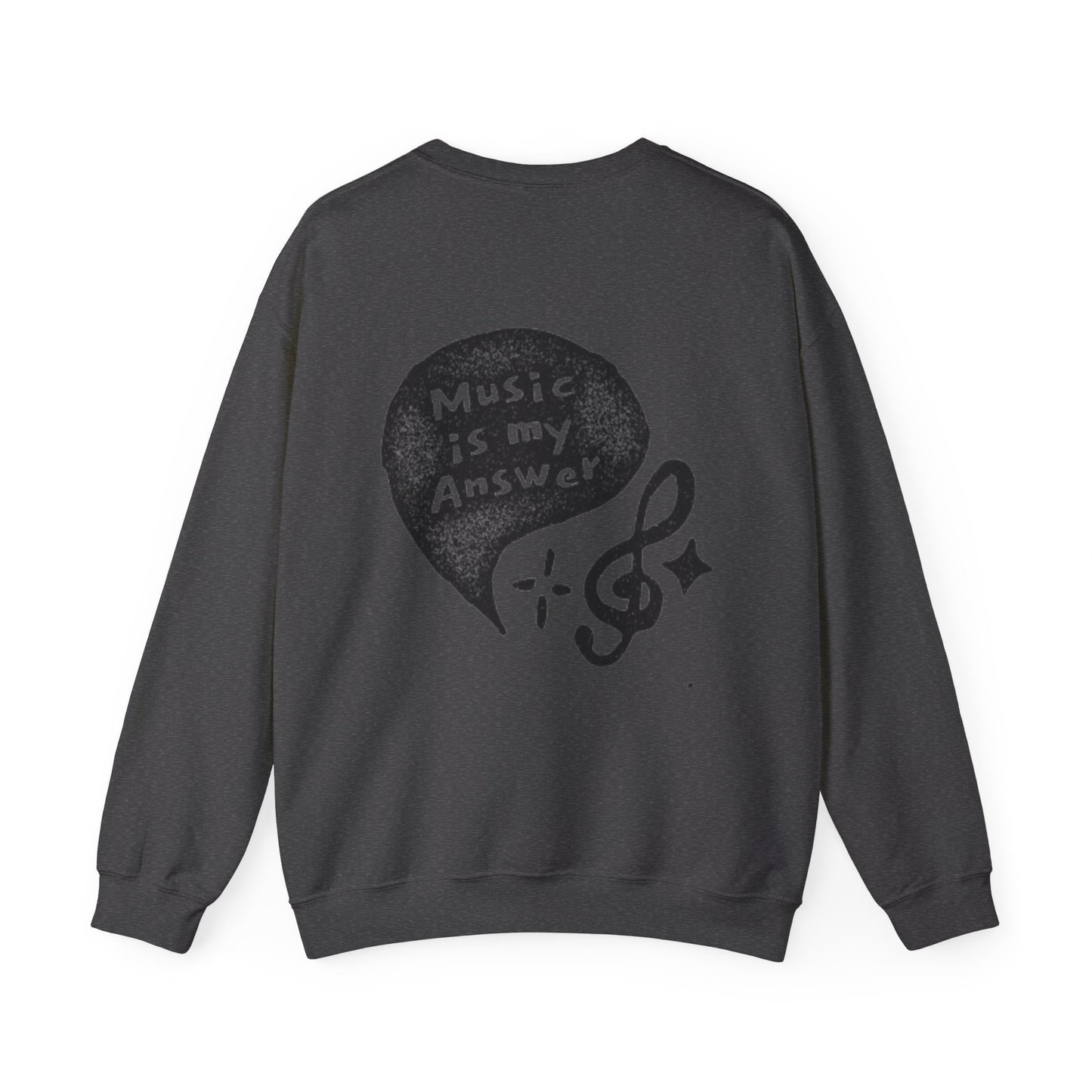 Musical Vibe Crewneck Sweatshirt, Perfect for Music Lovers, Gift, Cozy Style for Concerts, Casual Wear, Thoughtful Present