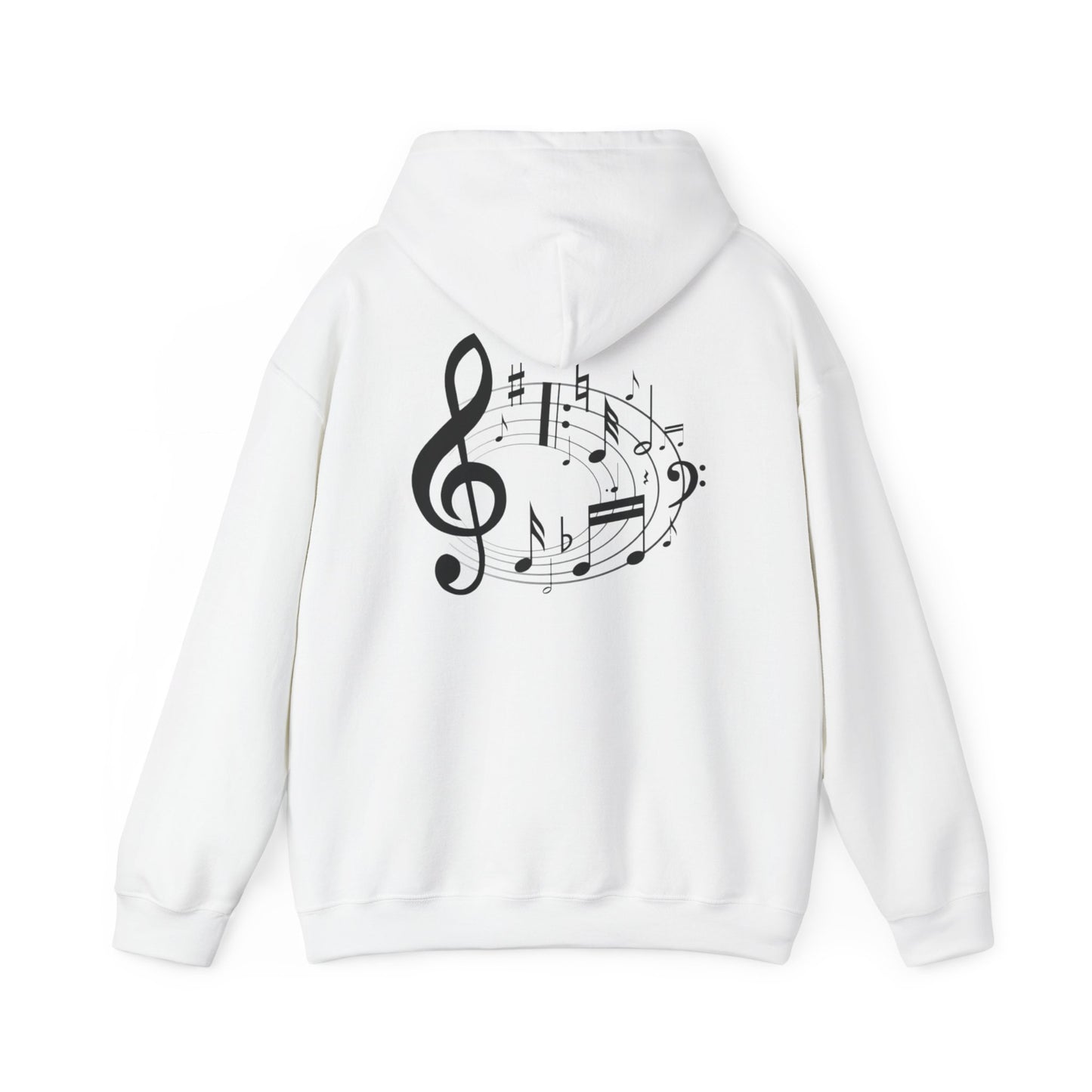 Music Lovers  Hooded Sweatshirt – 'Without Music, Life Would Be a Mistake'