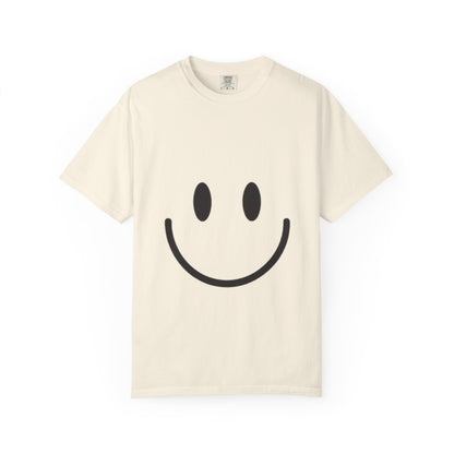 Smiley Face  T-Shirt, Fun Graphic Tee, Casual Wear, Gift for Friends, Positive Vibes Shirt, Happy Birthday Gift, Summer Essentials