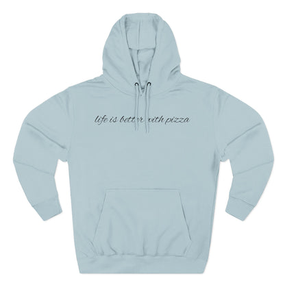 Cozy Pizza Hoodie, Fun Graphic Fleece Sweatshirt, Ideal for Food Lovers, Casual Wear, Gift for Pizza Lovers, Comfort and Style