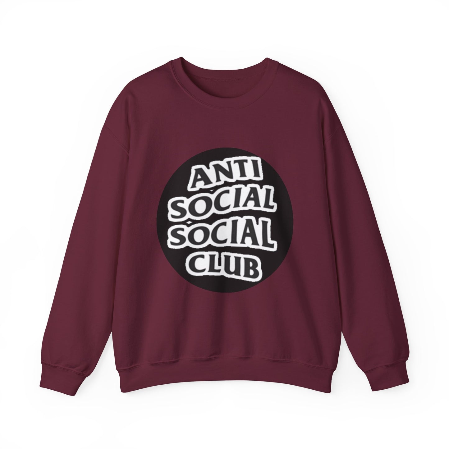Crewneck Sweatshirt - Anti Social Club Edition, Cozy Sweatshirt, Streetwear Fashion, Gift for Introverts, Lounge Wear, Casual Outfit