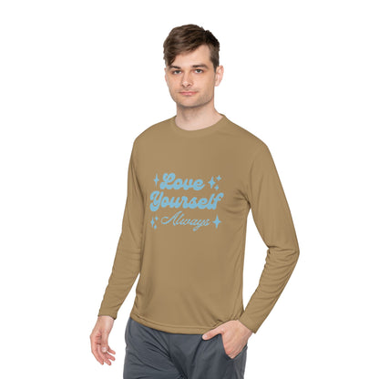 Love Yourself Long Sleeve Tee |  Comfort Wear, Self-Care Gift, Inspirational Shirt, Casual Outfit, Modern Apparel