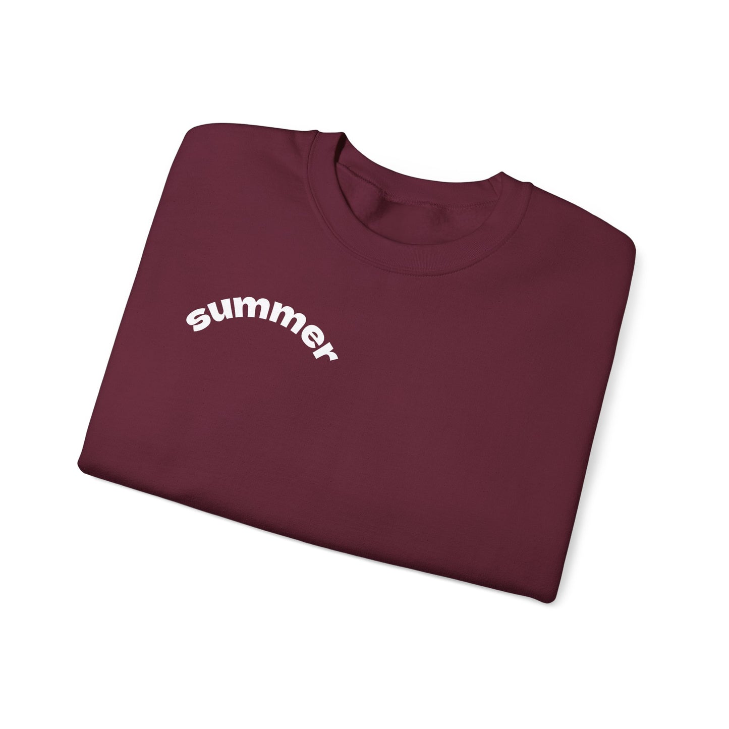 Cool Summer Vibes  Crewneck Sweatshirt, Lightweight Casual Wear, Summer Fashion, Gift for Friends, Sunny Day Outfits, Trendy Apparel