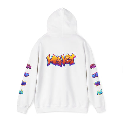 Graffiti Art  Hoodie - Cozy Streetwear, Unique Gift for Art Lovers, Perfect for Festivals, Casual Wear, Cool Graphic Sweatshirt
