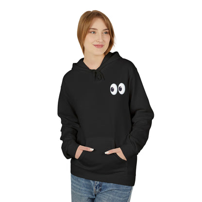 Playful Eyes Fleece Hoodie - Fun Sweatshirt for Unique Style,  Cozy Wear, Perfect Gift for All Occasions, Casual Outfits, Daily [...]