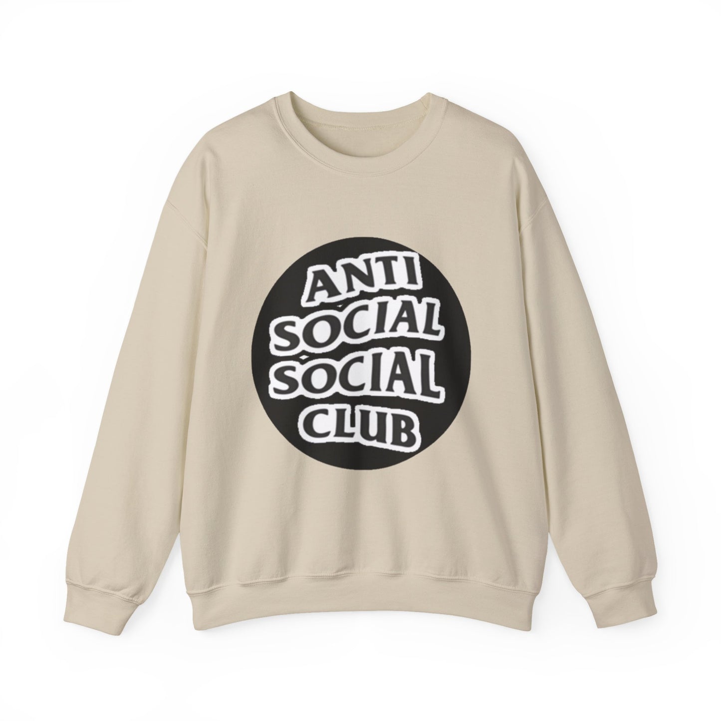 Crewneck Sweatshirt - Anti Social Club Edition, Cozy Sweatshirt, Streetwear Fashion, Gift for Introverts, Lounge Wear, Casual Outfit