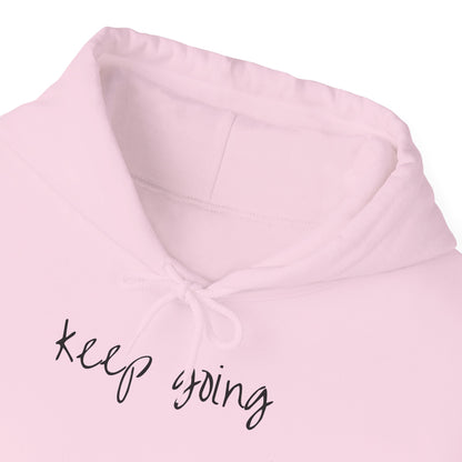 keep going design Heavy Blend™ Hooded Sweatshirt