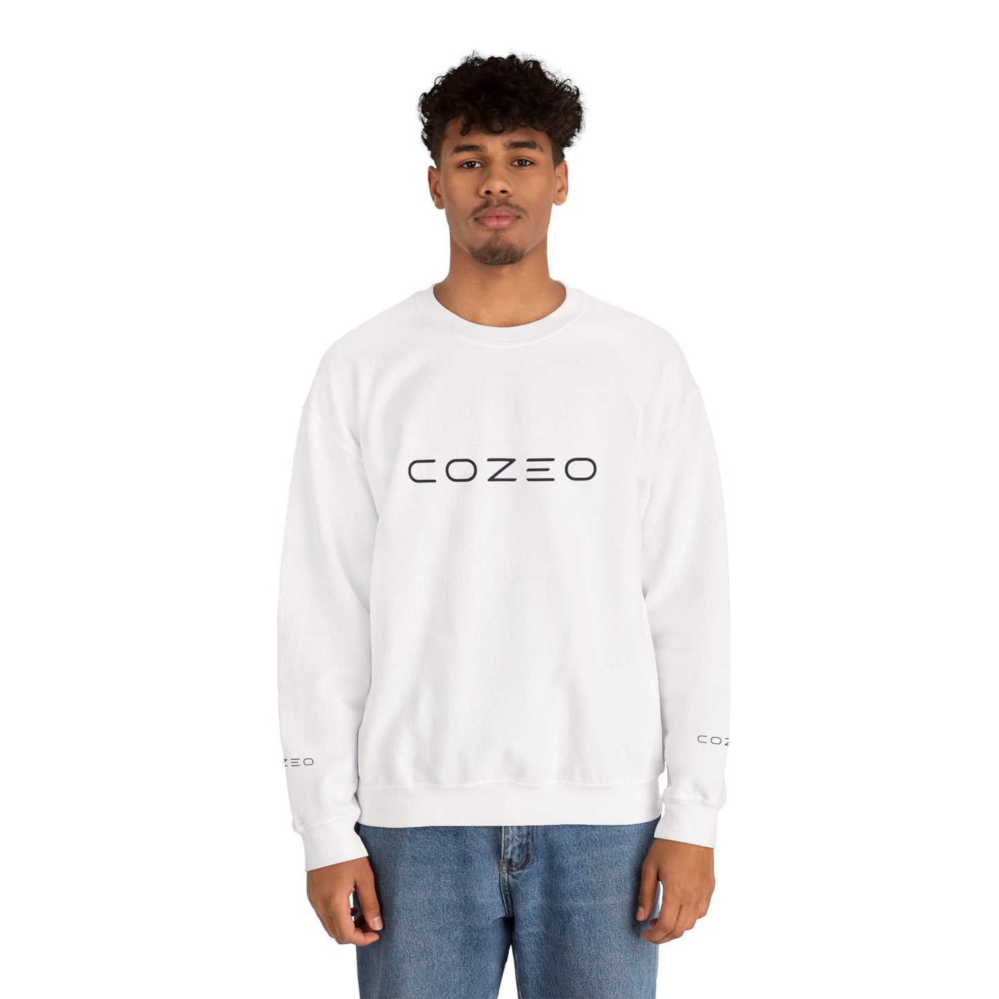 Cozeo Embroidered Chest Crewneck Sweatshirt