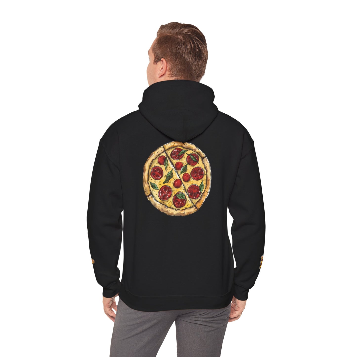 pizza design Heavy Blend™ Hooded Sweatshirt