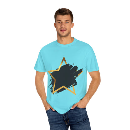 Stylish Star Graphic T-shirt - Casual Wear, Gift for Friends, Summer Fashion, Stylish Outfit, Everyday Casual