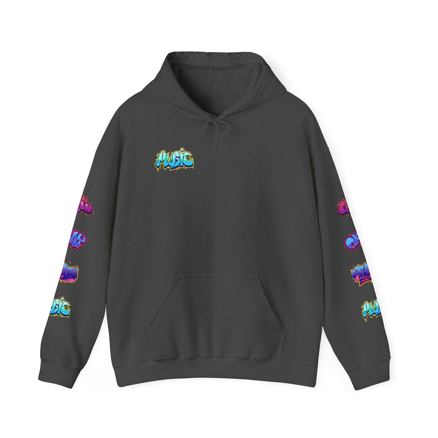 Graffiti Art  Hoodie - Cozy Streetwear, Unique Gift for Art Lovers, Perfect for Festivals, Casual Wear, Cool Graphic Sweatshirt