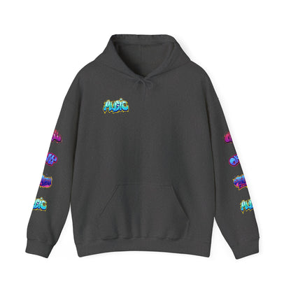 Graffiti Art  Hoodie - Cozy Streetwear, Unique Gift for Art Lovers, Perfect for Festivals, Casual Wear, Cool Graphic Sweatshirt