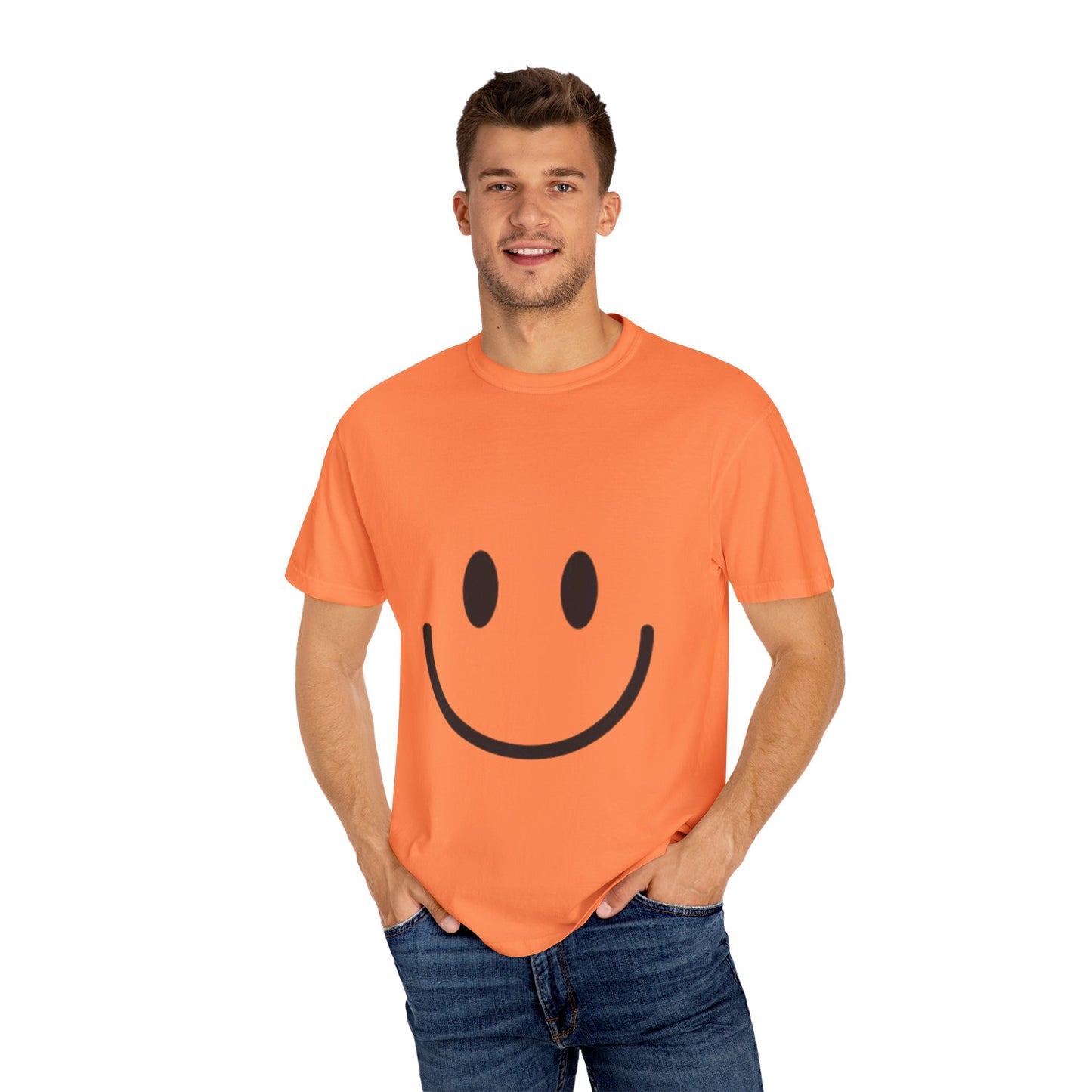 Smiley Face  T-Shirt, Fun Graphic Tee, Casual Wear, Gift for Friends, Positive Vibes Shirt, Happy Birthday Gift, Summer Essentials