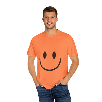 Smiley Face  T-Shirt, Fun Graphic Tee, Casual Wear, Gift for Friends, Positive Vibes Shirt, Happy Birthday Gift, Summer Essentials