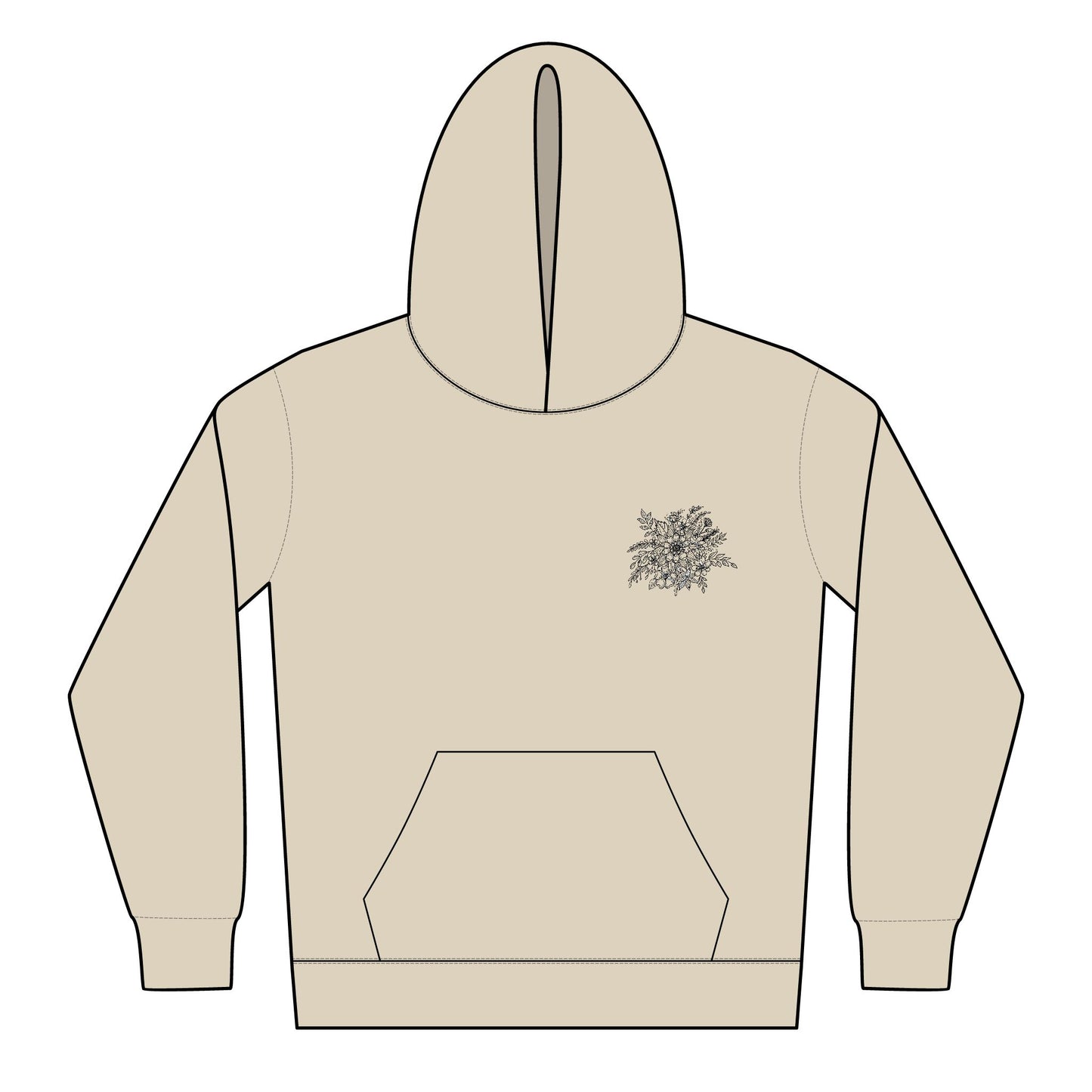 Cozy Youth Hooded Sweatshirt, Casual Outfit, Fun Gift for Teens, Warm Layer, Stylish Everyday Wear