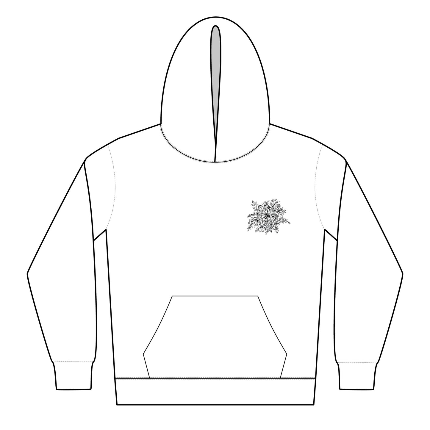 Cozy Youth Hooded Sweatshirt, Casual Outfit, Fun Gift for Teens, Warm Layer, Stylish Everyday Wear