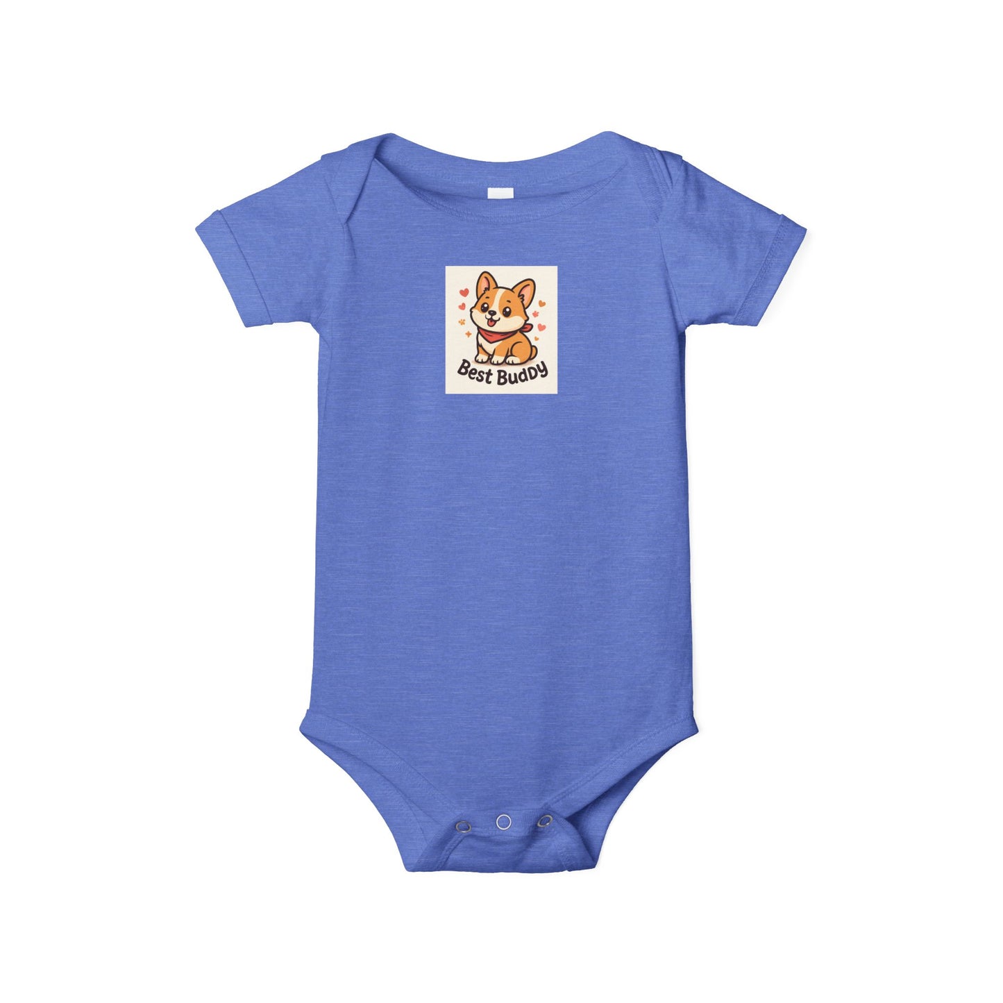 Cute Corgi Infant Onesie - Best Buddies Baby Bodysuit, Baby Shower Gift, Cute Gift for New Parents, Adorable Baby Outfit, Infant Clothing