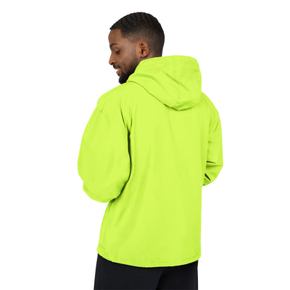 Vibrant Packable Anorak Jacket -  Rain Gear for Outdoor Adventures, Travel, Sports, Festivals, Fashion