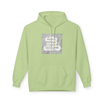 Positive Vibes  Fleece Hoodie | Cozy, Casual Apparel for Friends, Gift for Occasions, Perfect for Everyday Wear