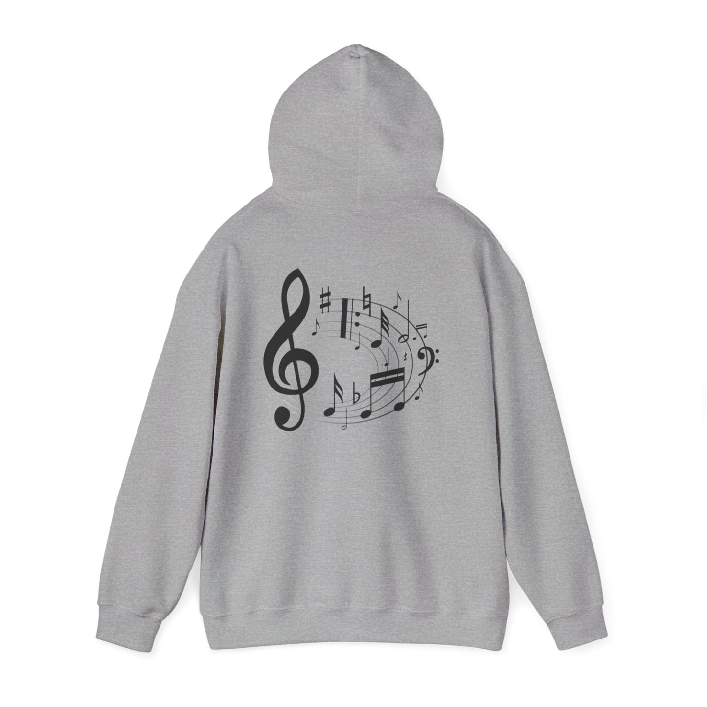 Music Lovers  Hooded Sweatshirt – 'Without Music, Life Would Be a Mistake'